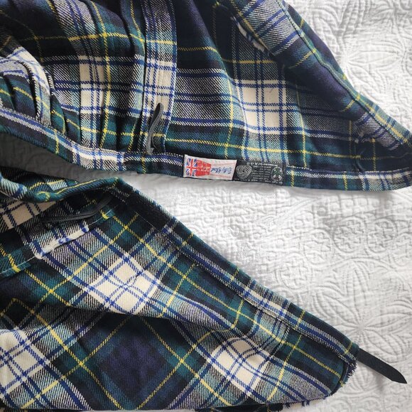 Long Woolen Kilt Skirt - M - Picture 6 of 7